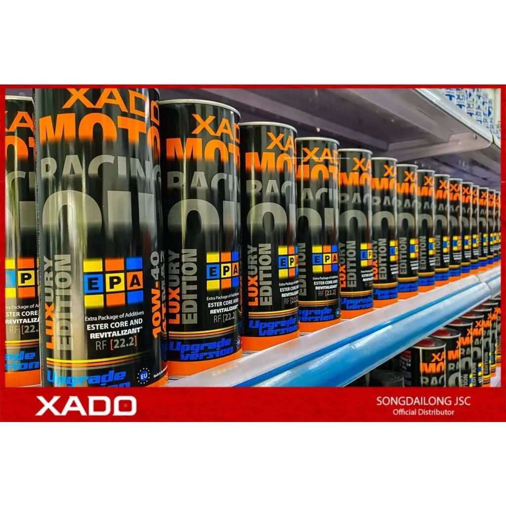 Ảnh Dầu Nhớt Xe Moto Xado Racing 22.2 10w40 1L 3