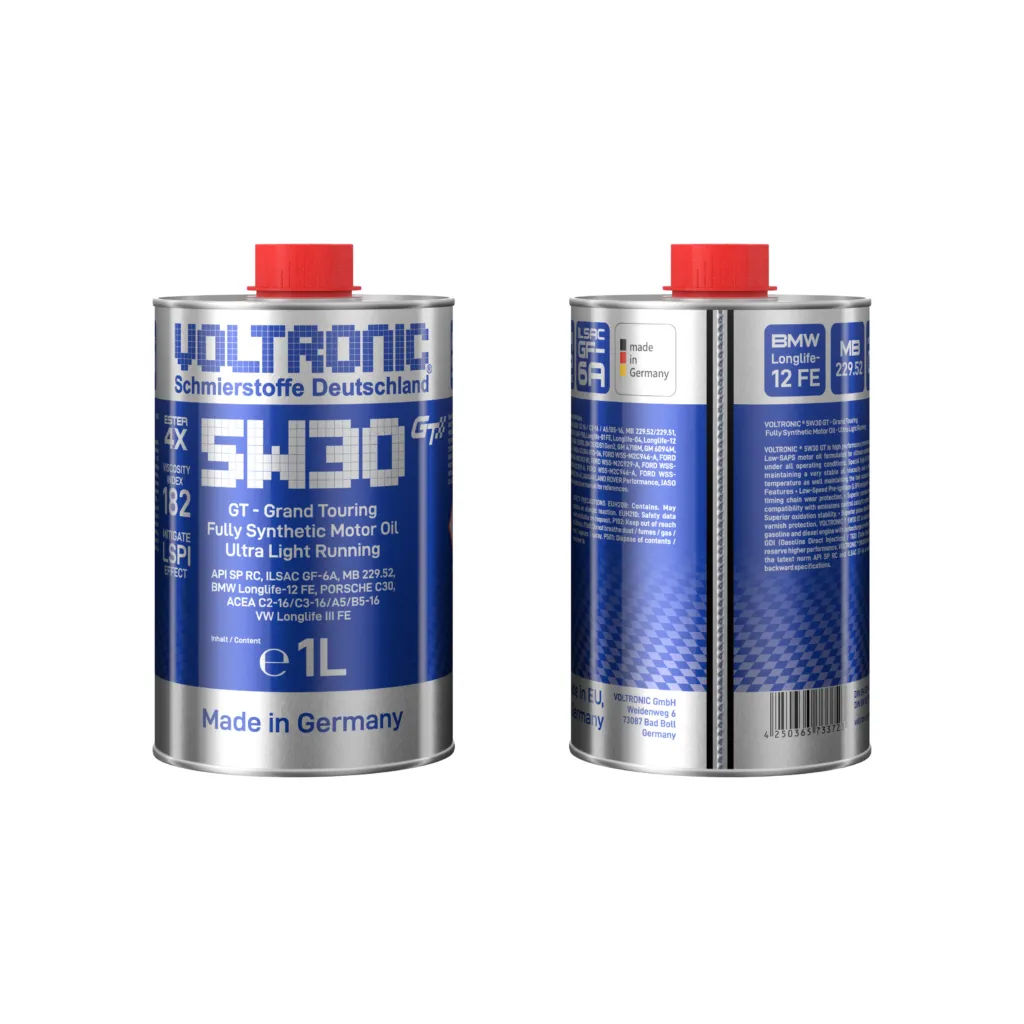 Ảnh Dầu Nhớt Xe Tay Ga và Ôtô Voltronic 5W30 GT 1L 1