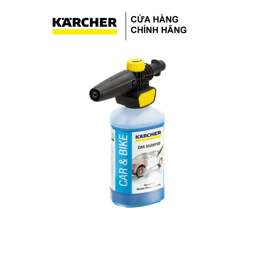 Ảnh Đầu phun tạo bọt Karcher FJ 10 với chất tẩy rửa xe hơi 1