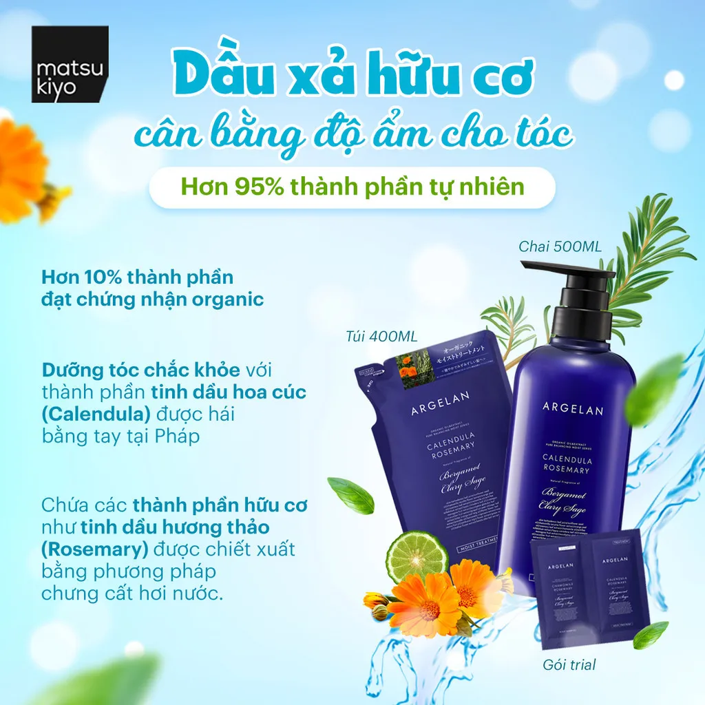 Ảnh Dầu xả cân bằng độ ẩm cho tóc mk Argelan matsukiyo 3