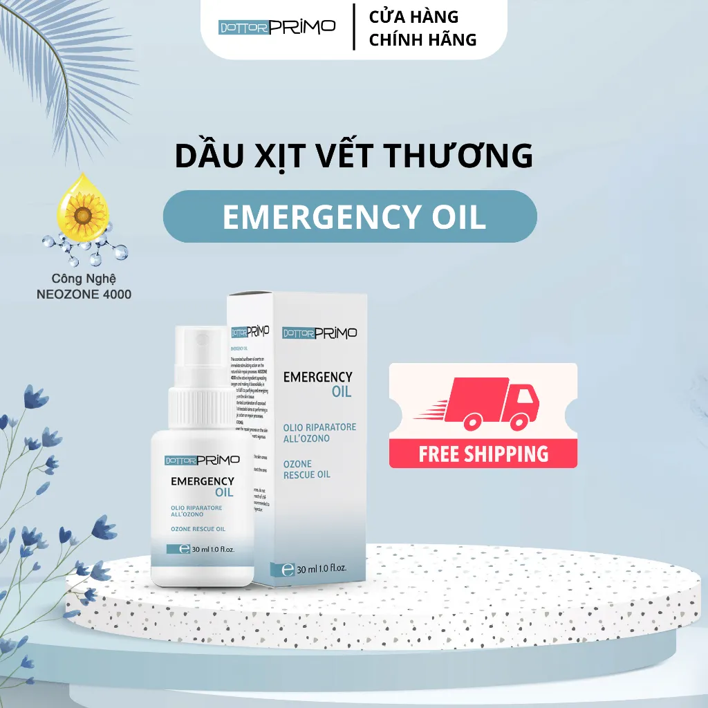 Ảnh Dầu Xịt Vết Thương DottorPrimo Emergency Oil 30ml - Dùng Cho Vết Thương Hở, Mẩn Đỏ, Côn Trùng Cắn 2