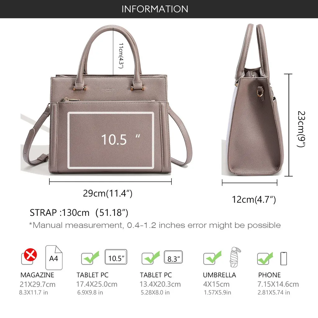 Ảnh David Jones Paris 2024 Xuân Hè Bộ Sưu Tập Mới Thiết Kế Nữ Totes Top-Handle Túi Da pu Nữ Mềm Mại Và Mỏng Túi 4