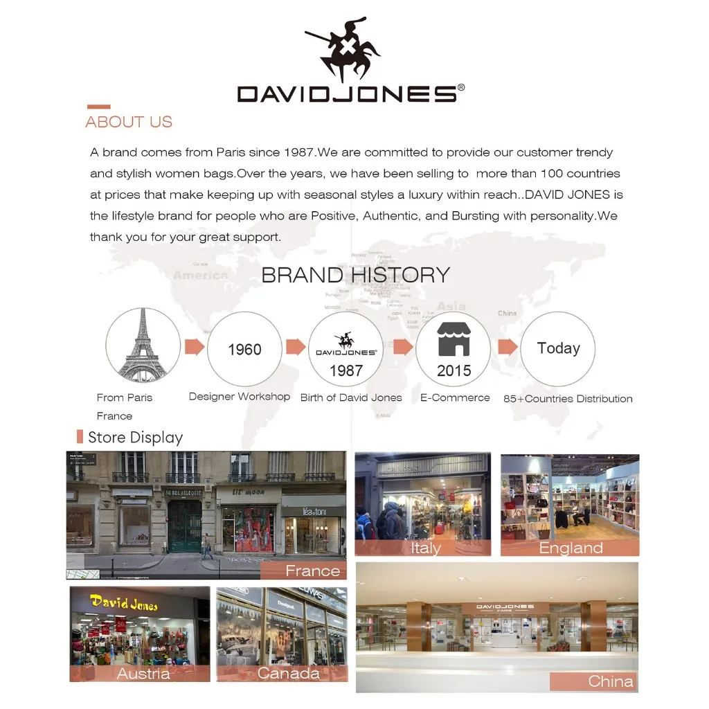 Ảnh David Jones Paris 2024 Xuân Hè Bộ Sưu Tập Mới Thiết Kế Nữ Cossbody Túi Túi Da Bò Túi Vải 1