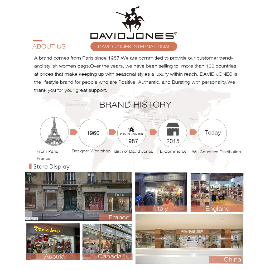 Ảnh David Jones Paris Nữ Kích Thước Nhỏ Cứng Hobo Túi Đeo Ngang Túi Đeo Vai pu Da Nữ Mềm Mại Và Mỏng Túi 1