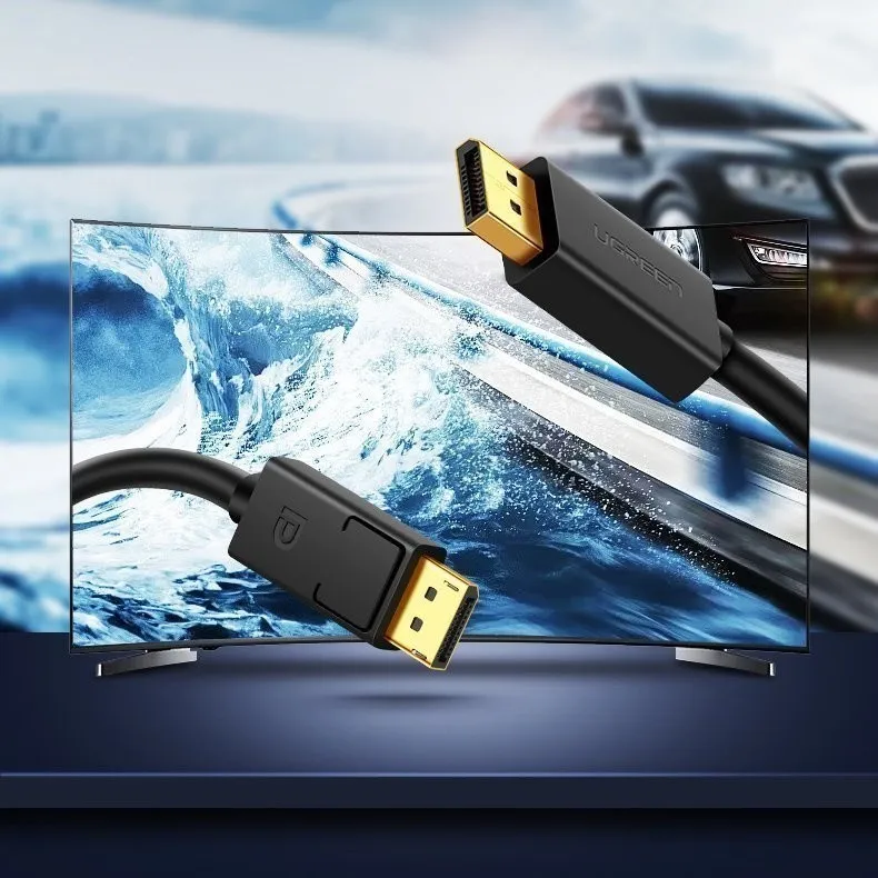 Ảnh Dây cáp DisplayPort 2 đầu đực tốc độ 21.6Gbps UGREEN DP102 - Hàng phân phối chính hãng - Bảo hành 18 tháng 3