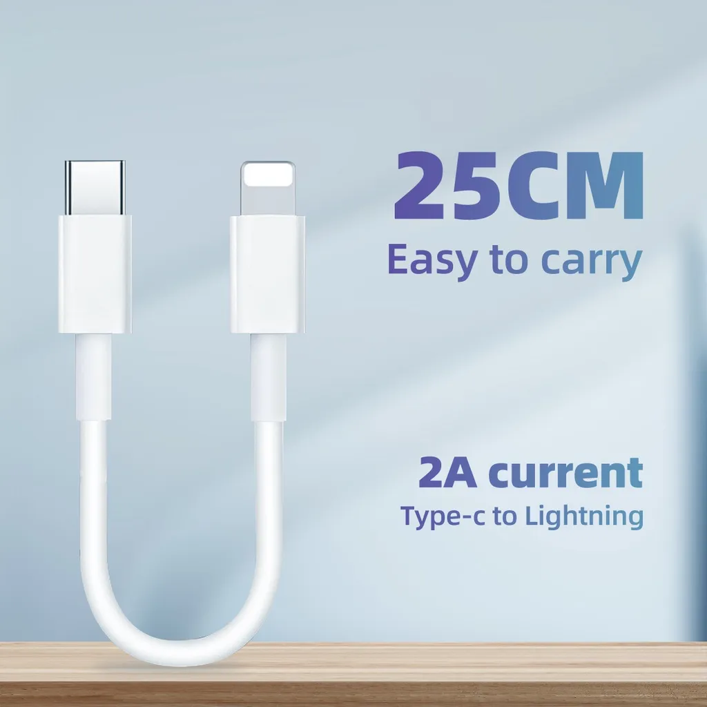 Ảnh Dây Cáp Sạc FONKEN Dữ Liệu Loại C Dài 25cm Dành Cho iPh OPPO Xiaomi 1