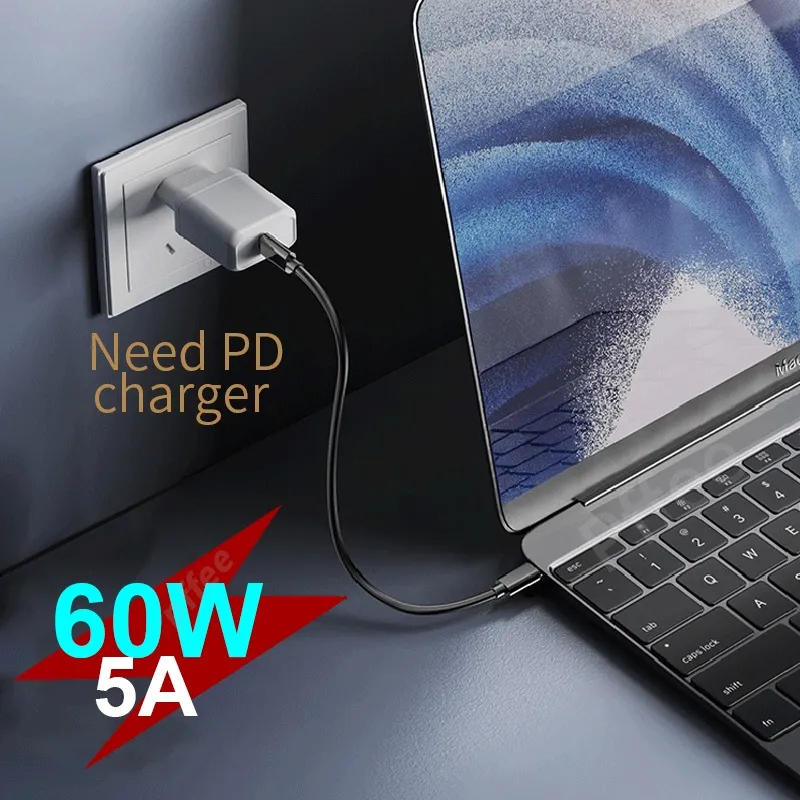 Ảnh Dây Cáp Sạc Nhanh 6 Trong 1 60w 5A micro type c Cho Điện Thoại 2