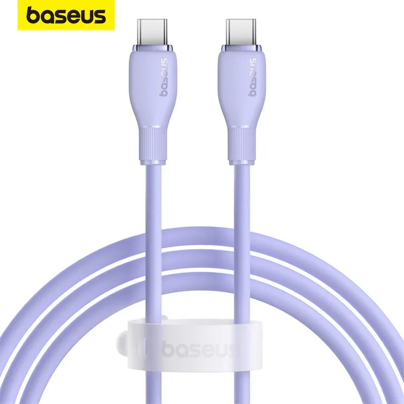 Ảnh Dây cáp sạc nhanh BASEUS USB C PD 100W thích hợp cho laptop phone 15 1