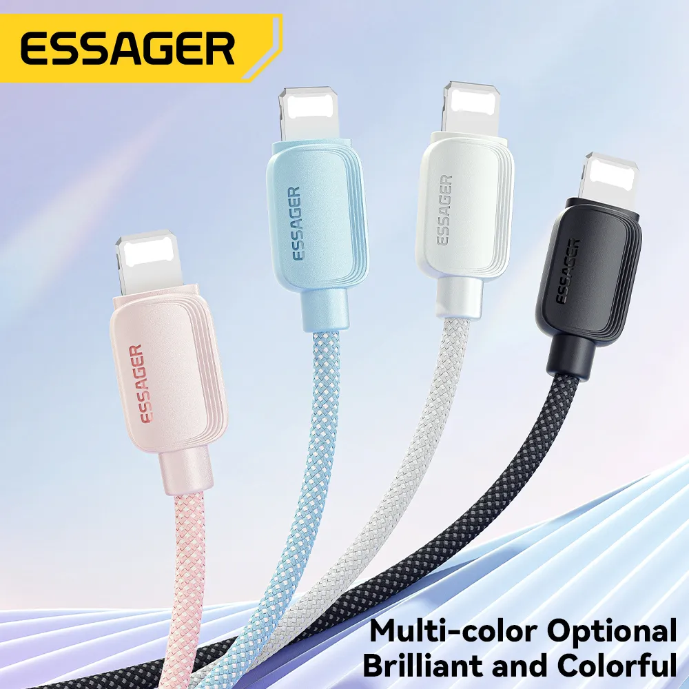 Ảnh Dây cáp sạc nhanh ESSAGER Type C sang IOS PD 29W thích hợp cho ip 14 1