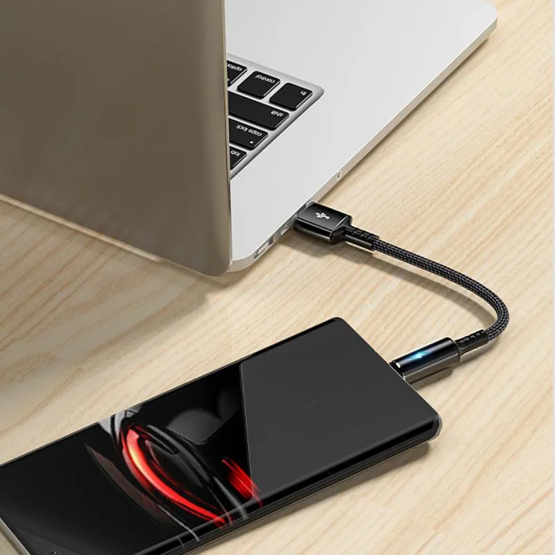 Ảnh Dây cáp sạc nhanh HDOORLINK cổng Micro USB/ Type C/ iOS 25cm thích hợp cho điện thoại 1