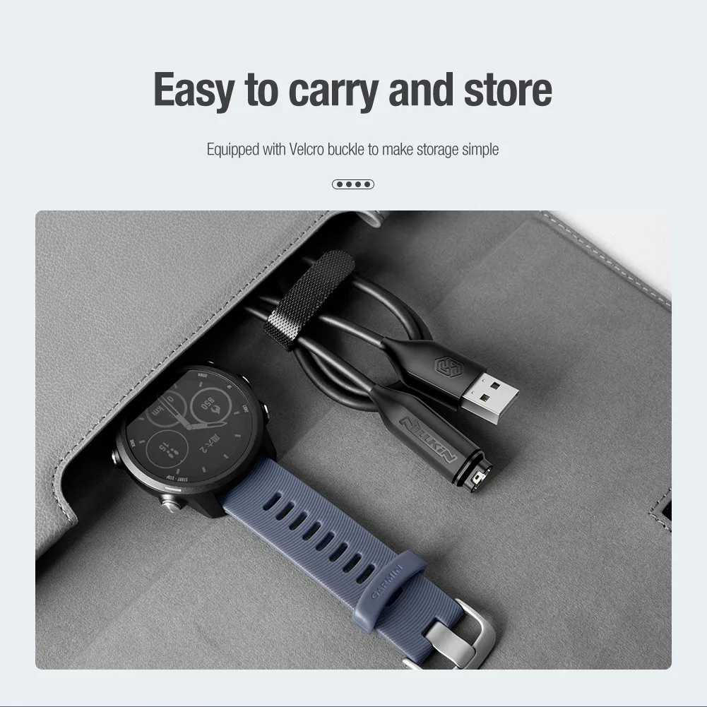 Ảnh Dây cáp sạc nhanh NILLKIN 1m cho đồng hồ Garmin 4