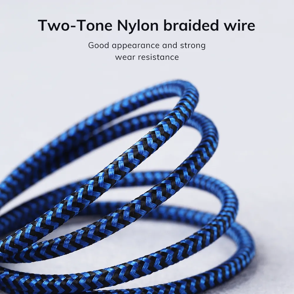 Ảnh Dây cáp sạc nhanh TOPK AN24 3 trong 1 cổng micro USB Type C 4