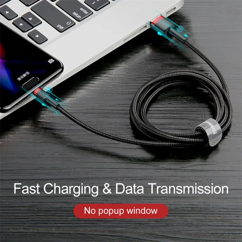 Ảnh Dây Cáp Sạc USB Loại C Baseus Chất Lượng Cao Cho Mi iP Mobile Phone 4