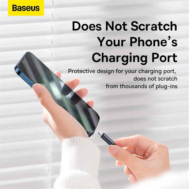 Ảnh Dây Cáp USB Baseus 2.4A Cáp Sạc Nhanh Cáp đồng bộ dữ liệu USB Dây Sạc điện Thoại 1