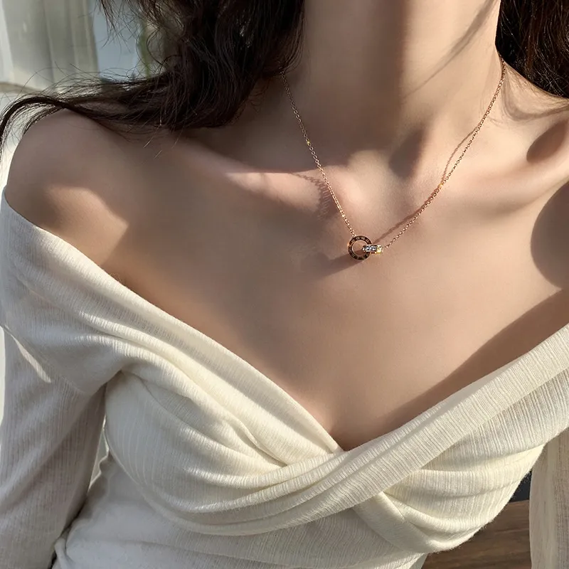 Ảnh Dây chuyền nữ LAMY Sweet Love Necklace Rose Gold 6003 3