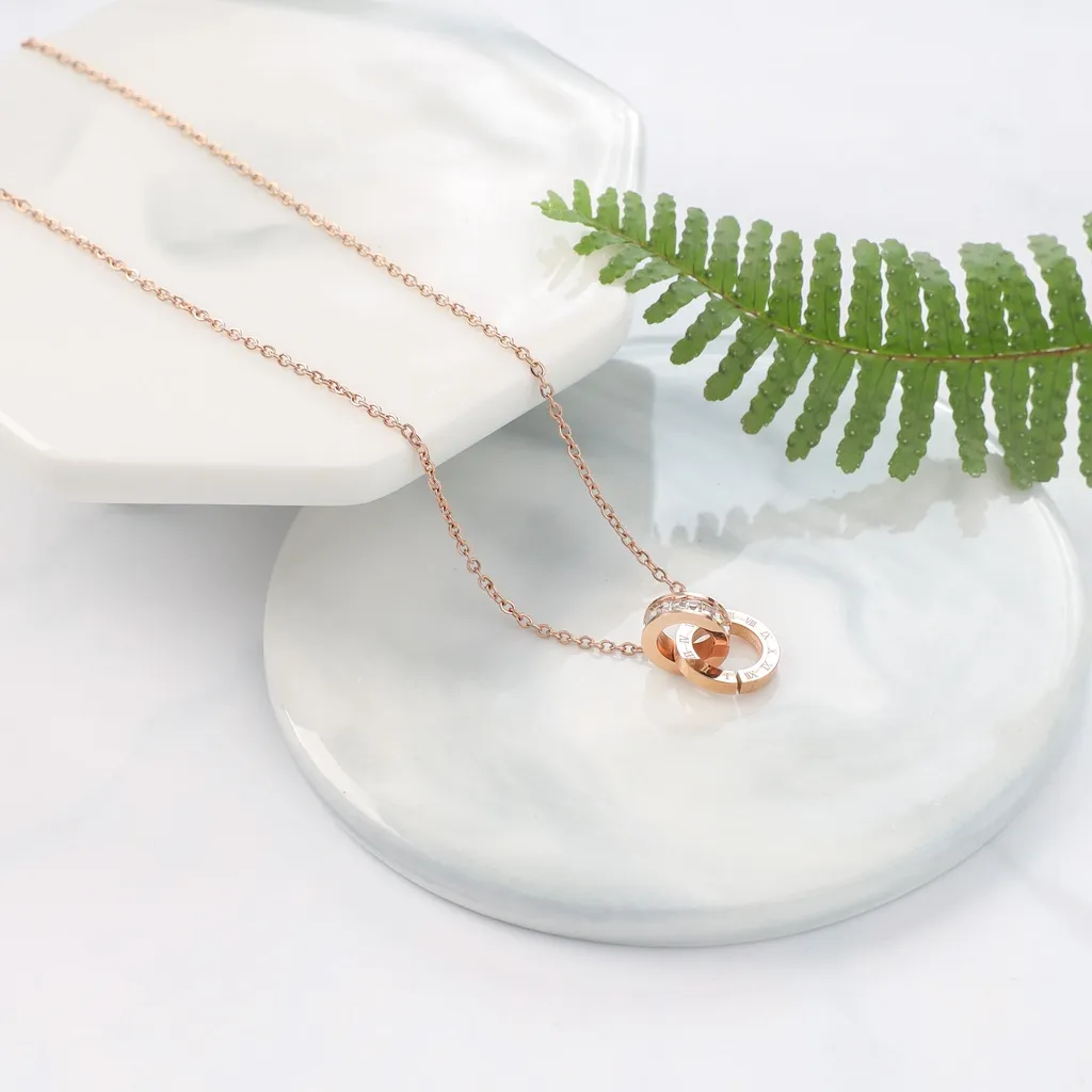 Ảnh Dây chuyền nữ LAMY Sweet Love Necklace Rose Gold 6003 4