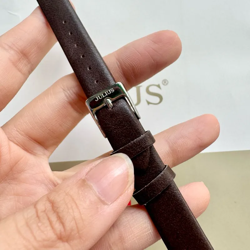 Ảnh Dây da Julius Size số 12 (12mm/1,2cm) chất Genuine Leather màu (14 màu) 3