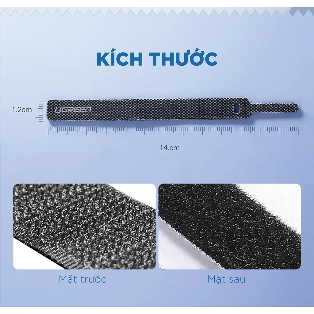 Ảnh Dây dán Velcro tiên lợi Ugreen LP146 | Tiện dụng đa năng | Chống rối cáp | 50370 2