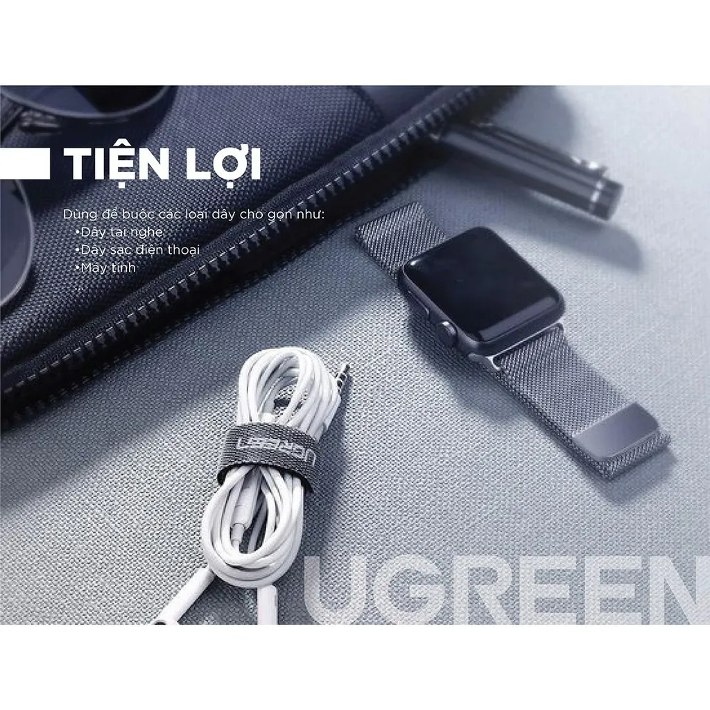 Ảnh Dây dán Velcro tiên lợi Ugreen LP146 | Tiện dụng đa năng | Chống rối cáp | 50370 3