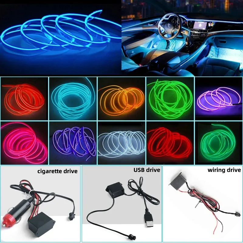 Ảnh Dây đèn LED LYMOYO 5m trang trí nội thất xe hơi đẹp mắt 2