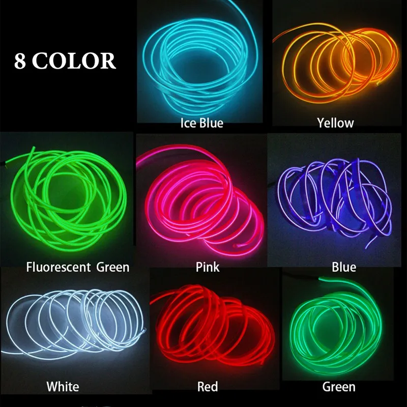 Ảnh Dây đèn LED LYMOYO 5m trang trí nội thất xe hơi đẹp mắt 4