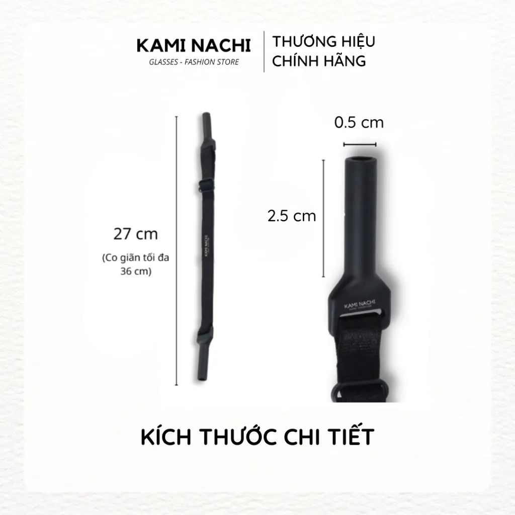 Ảnh Dây đeo chống trượt chuyên dụng thể thao có dây vải bản dẹp có thể điều chỉnh kích thước KAMI NACHI 1