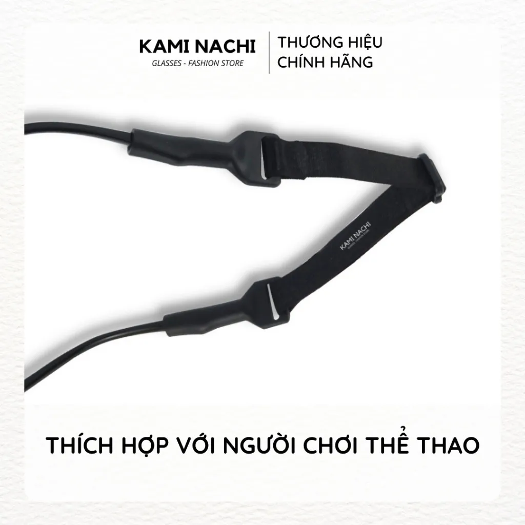 Ảnh Dây đeo chống trượt chuyên dụng thể thao có dây vải bản dẹp có thể điều chỉnh kích thước KAMI NACHI 3