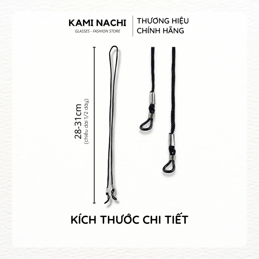 Ảnh Dây đeo giữ chống trượt, chống rơi cho mắt kính chất liệu dây vải KAMI NACHI 2