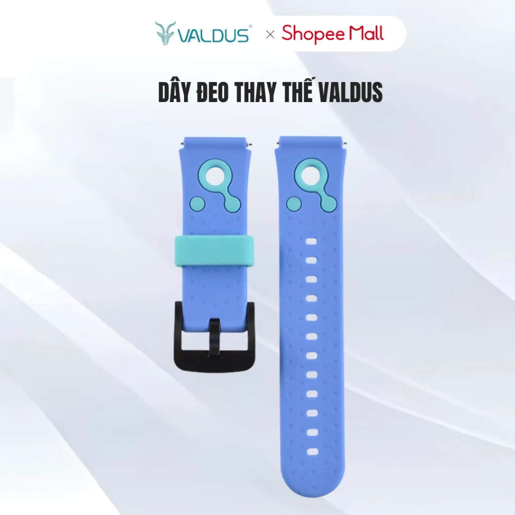 Ảnh Dây đeo đồng hồ thông minh trẻ em Valdus bằng Silicone cao cấp 20 mm chất liệu không gây kích ứng da 1