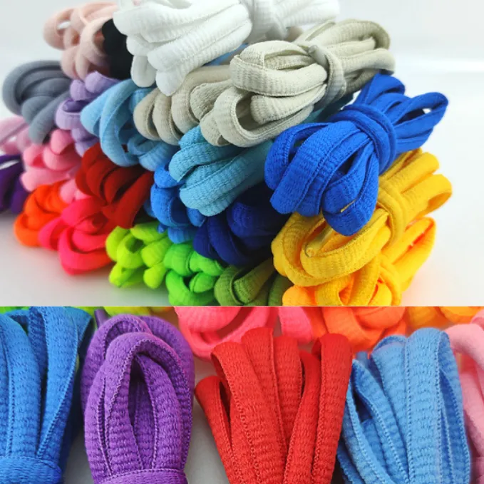 Ảnh Dây Giày Thể Thao Sneaker Tròn MINSU M0201 120cm với 10 Màu Nổi Bật Cho Bạn Chọn Shoelaces Phụ Kiện Giày, Trắng, Đen 3