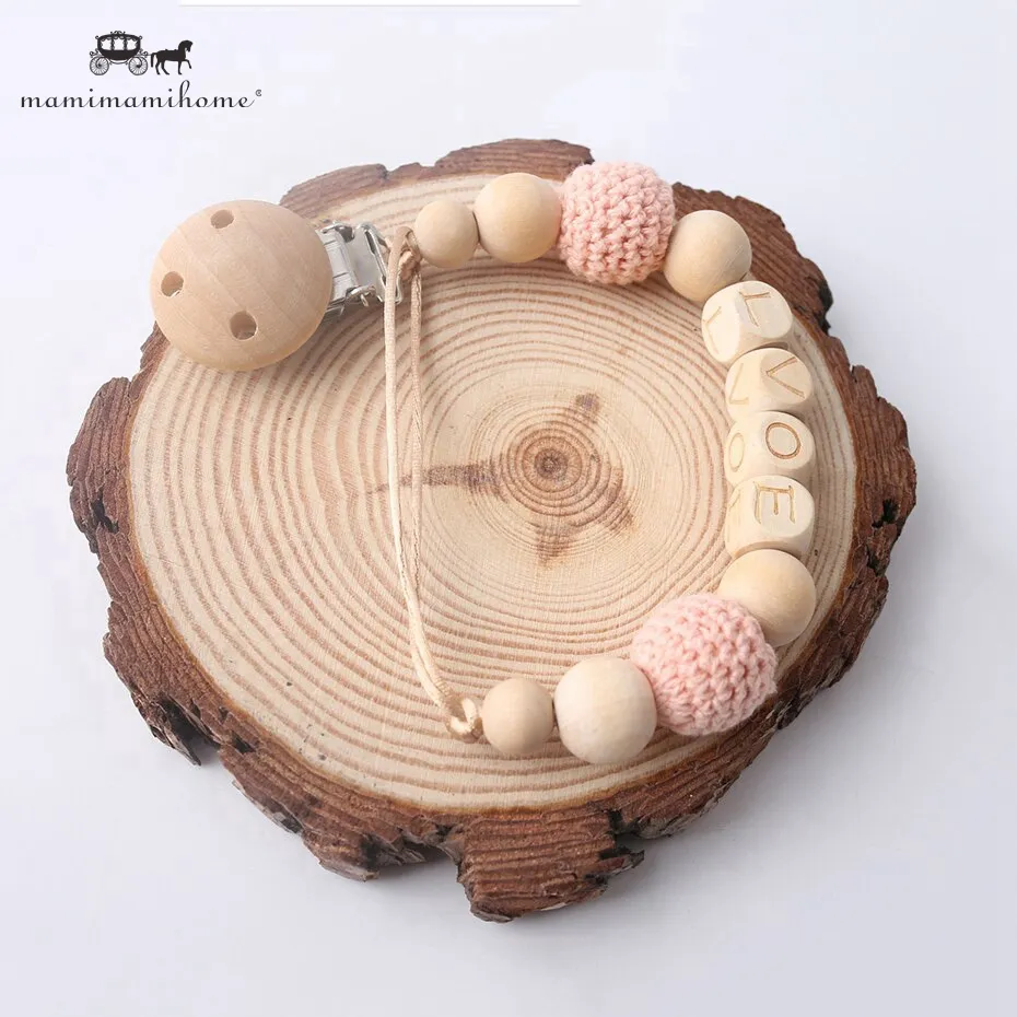 Ảnh Dây kẹp MAMIMAMIHOME giữ núm ti giả chất liệu tự nhiên an toàn cho bé mọc răng 3