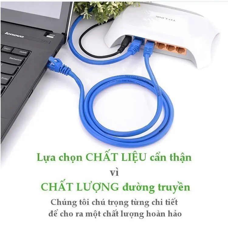 Ảnh Dây mạng bấm sẵn 2 đầu Cat6 UTP Patch Cords UGREEN NW102 (xanh da trời) 2