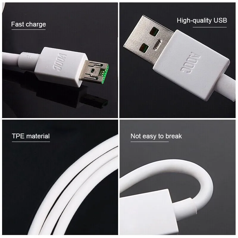 Ảnh Dây Sạc Micro USB, Cáp sạc truyền dữ liệu ,Cáp Micro USB, và USB nhanh chóng cho OPPO VIVO điện thoại Android-Sgalas 2