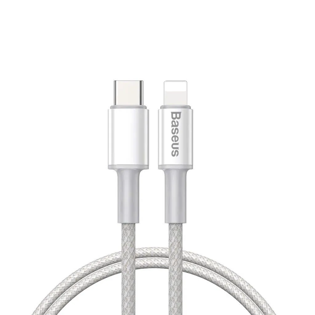 Ảnh Dây Sạc Nhanh PD 20W Chính Hãng BASEUS Dùng Cho Máy 7-8-X-11-12-13-14-Dây Bện Dù Chắc Chắn 2