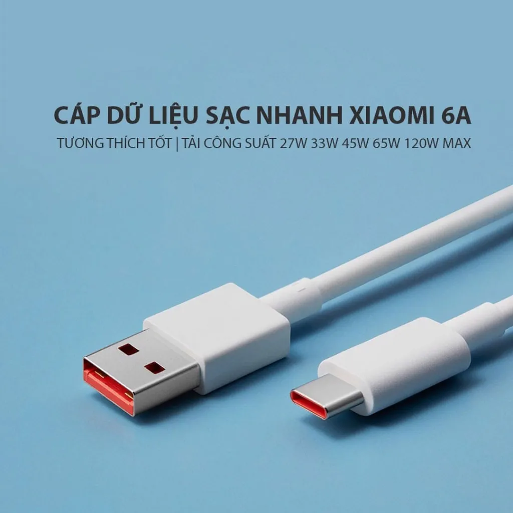 Ảnh Dây sạc nhanh Xiaomi 33w 67w 120w 18w 22.5w Cáp sạc nhanh Type C Chuẩn Mi Turbo Chính hãng DYDX 2