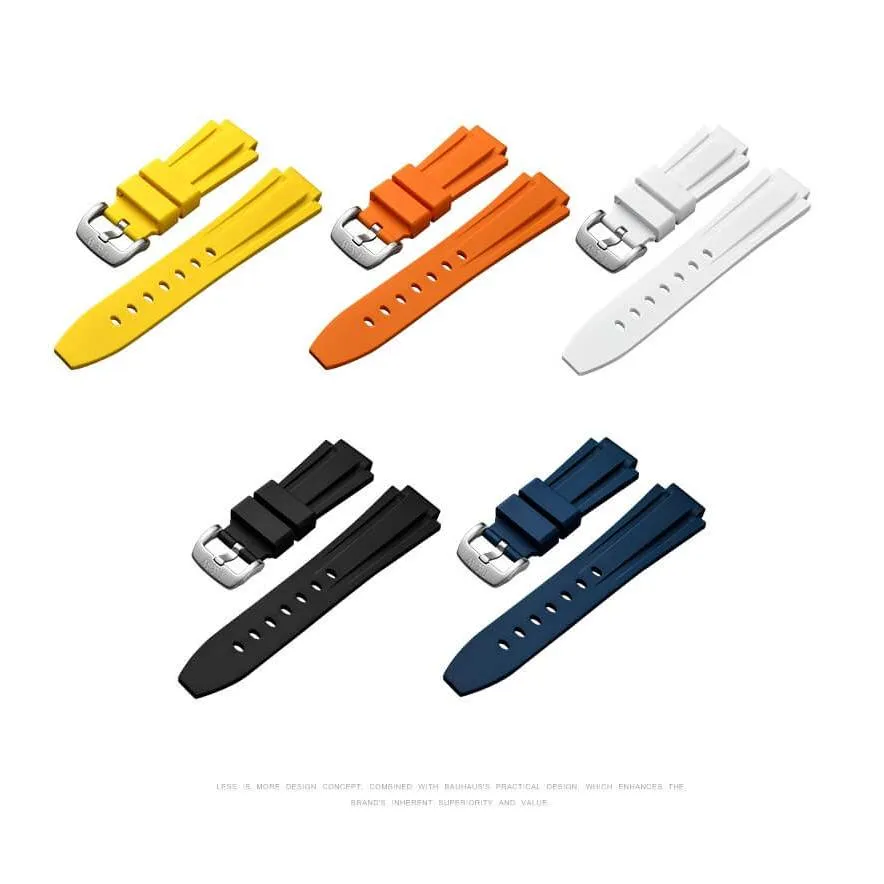 Ảnh Dây Silicon đồng hồ nam I&W Carnival chính hãng SL07 màu Đỏ- Khóa cài bền bỉ chống nước tuyệt đối 3