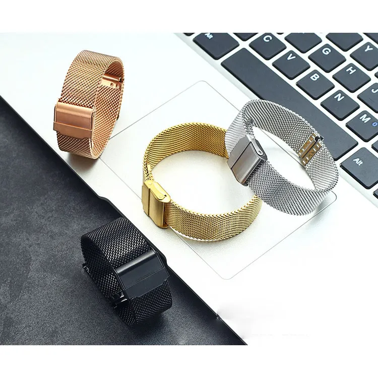Ảnh Dây Thép Lưới Đồng Hồ - Màu Bạc 3