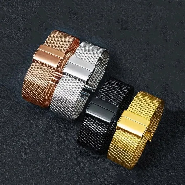 Ảnh Dây Thép Lưới Đồng Hồ - Màu Bạc 4