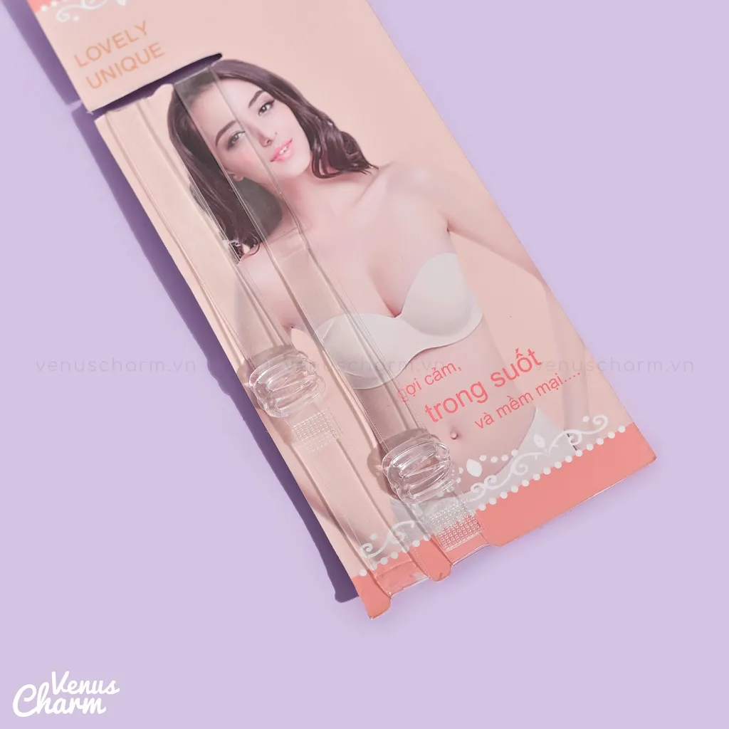 Ảnh Dây trong xịn áo ngực Venus Charm bản dẹt loại dày phối đồ hở vai mùa hè 2