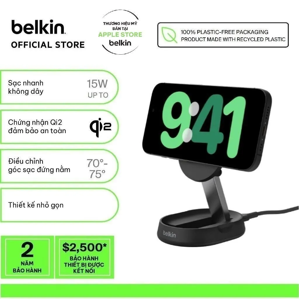 Đánh Giá Đế Sạc Không Dây Belkin Qi2 BoostCharge 15W: Linh Hoạt & Nhanh Chóng