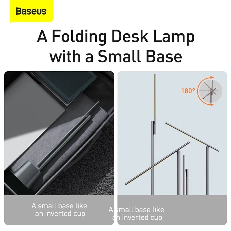 Ảnh Đèn để bàn thông minh Baseus Smart Eye Series Charging Folding Reading Desk Lamp 4