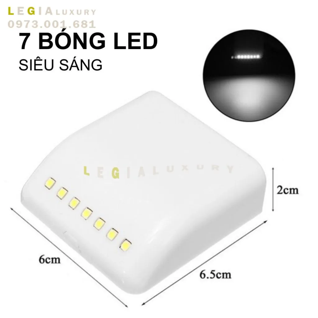Ảnh Đèn LED cảm ứng tự động sáng Lê Gia | Đèn LED cảm biến gắn tủ cánh cửa tủ thông minh | Đèn LED cảm biến siêu nhạy 1
