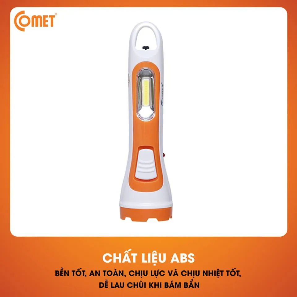 Ảnh Đèn Pin cầm tay Comet CRT453 Đa Năng Sạc Tích Điện LED 2W 1
