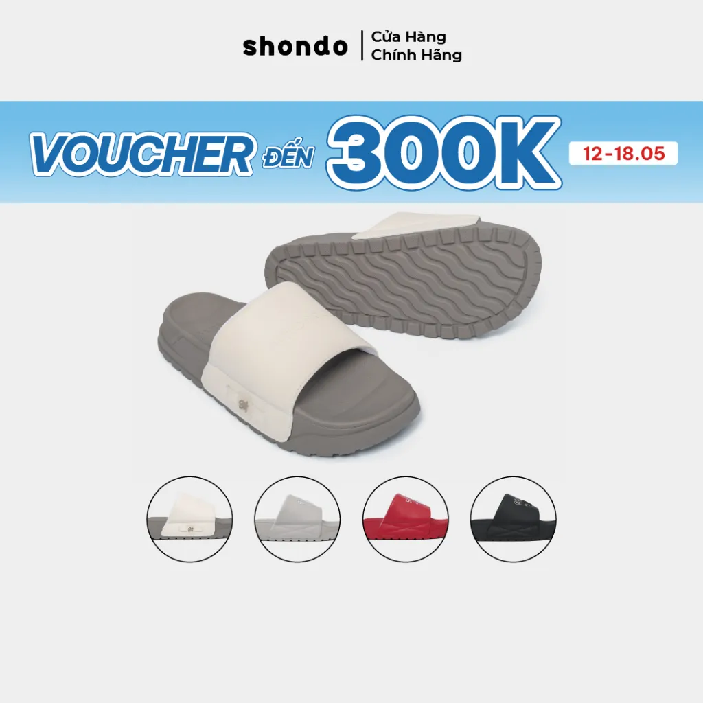 Ảnh Dép Bánh Mì Nam Nữ Trendy 4 Quai Ngang Si, Hoạt Tiết Số 10, Thoải Mái, Siêu Nhẹ Shondo Nhiều Màu 1