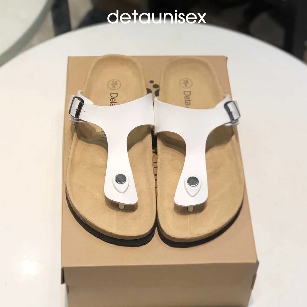 Ảnh Dép Birken đế trấu nam nữ kẹp ngón chữ T Detaunisex cực phong cách - DETA11 1