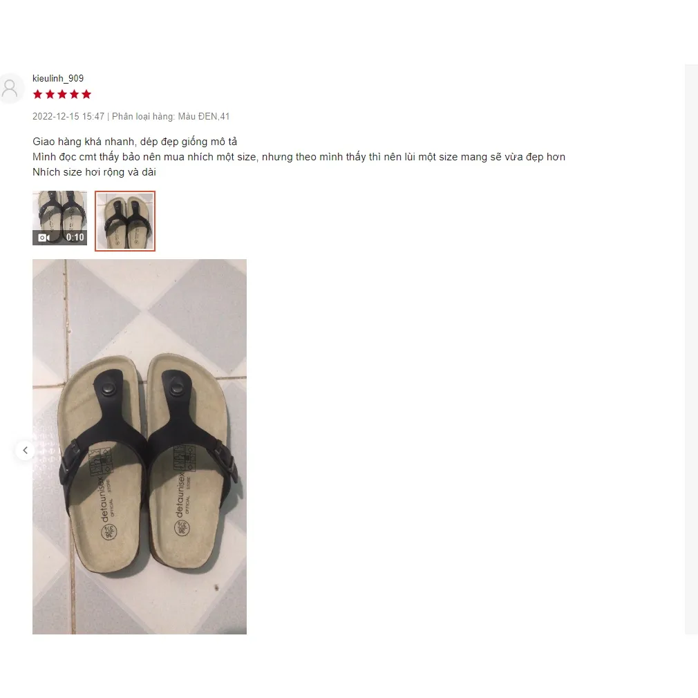 Ảnh Dép Birken đế trấu nam nữ kẹp ngón chữ T Detaunisex cực phong cách - DETA11 3