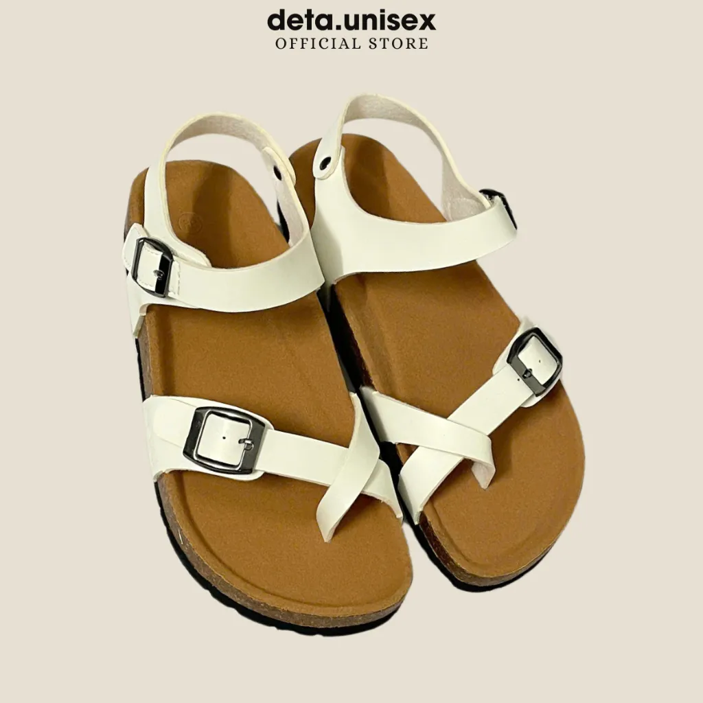 Ảnh Dép Birken đế trấu sandal xỏ ngón nam nữ Detaunisex cực bền êm chân - SATA22 3