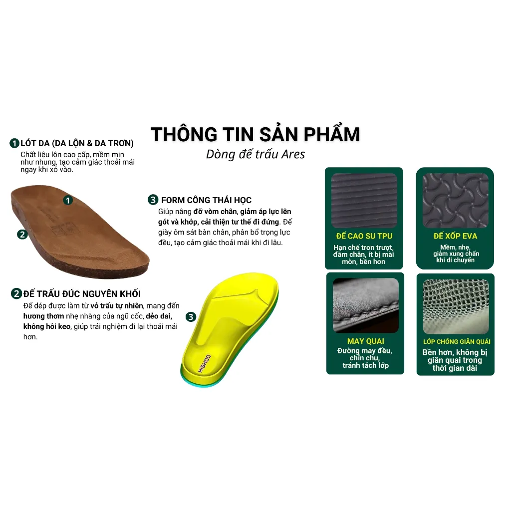 Ảnh Dép đế trấu birken nam nữ unisex quai ngang đi học công xở xé dán da Bò bigsize chính hãng Hishoo VNXK  M105 2