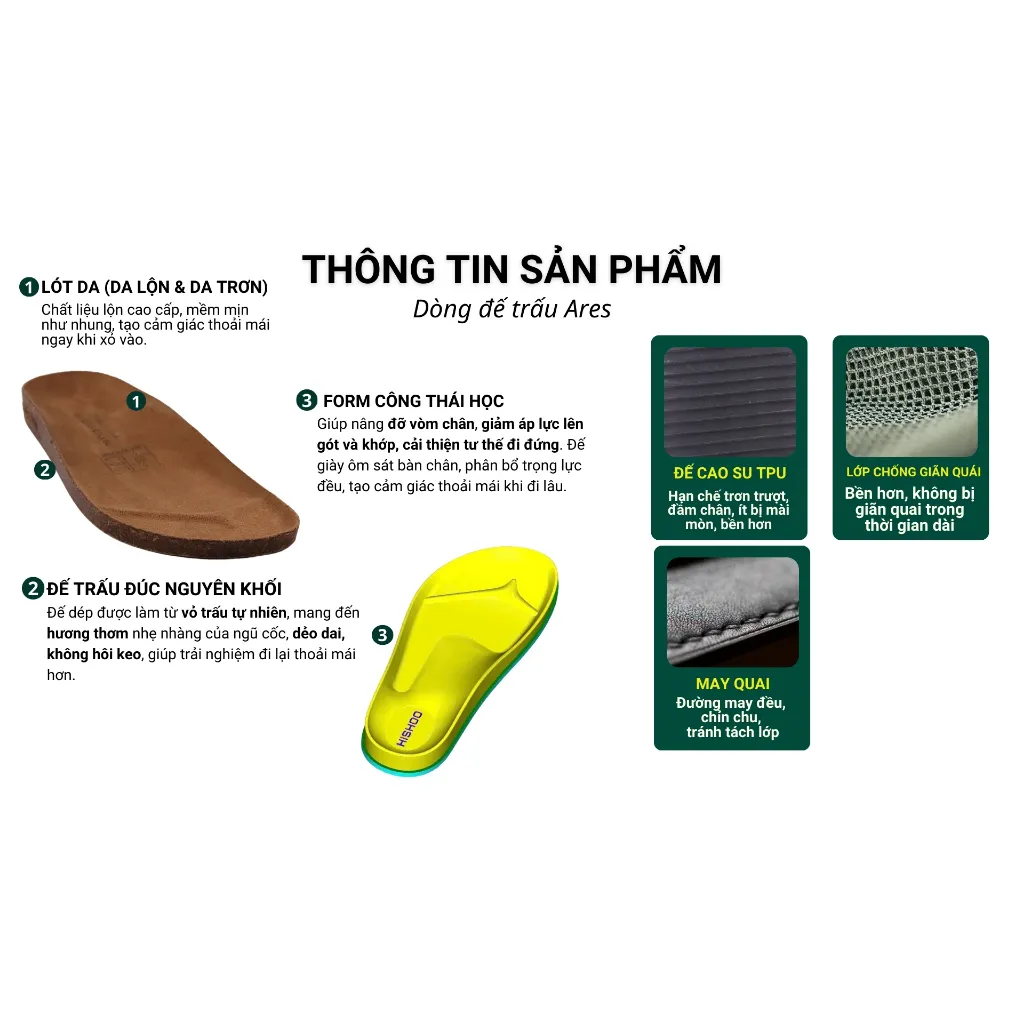 Ảnh Dép Đế Trấu Nam Nữ Birken Quai Ngang 2 Khóa Chất Liệu Da Bò Hishoo R093 2