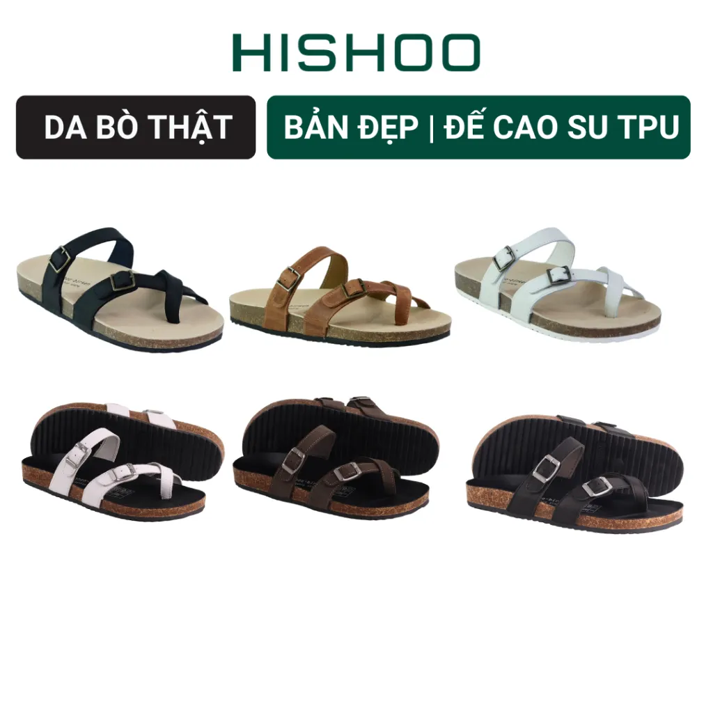 Đánh Giá Dép Đế Trấu Birken Nam Nữ Hishoo M098 Da Bò Sáp - Êm Ái, Bền Đẹp